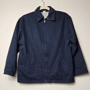 The Children's Place Dark Blue Reversible Boy's Jacket, Size 10-12